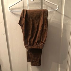 Used brown leggings